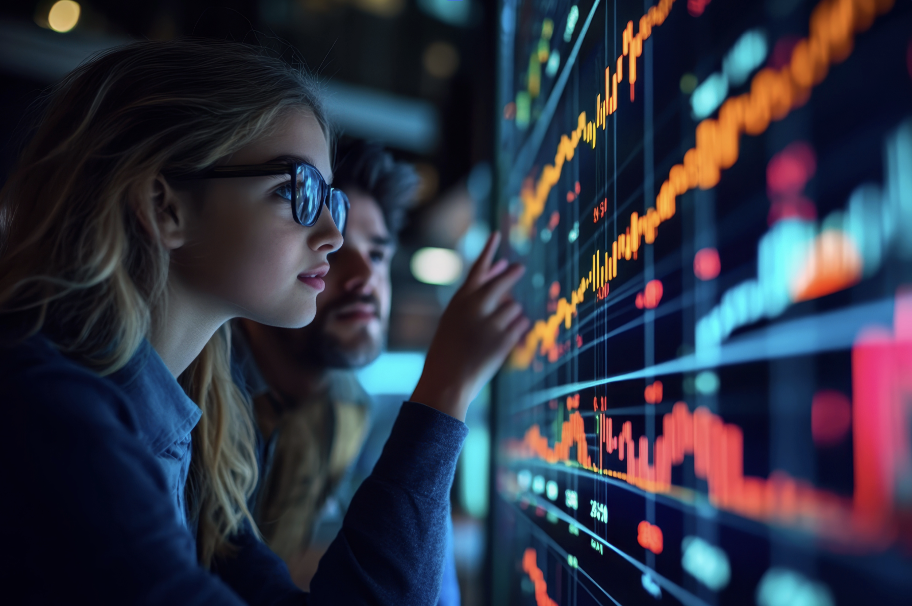 Advisors analyzing real-time financial data — the intelligence behind modern planning